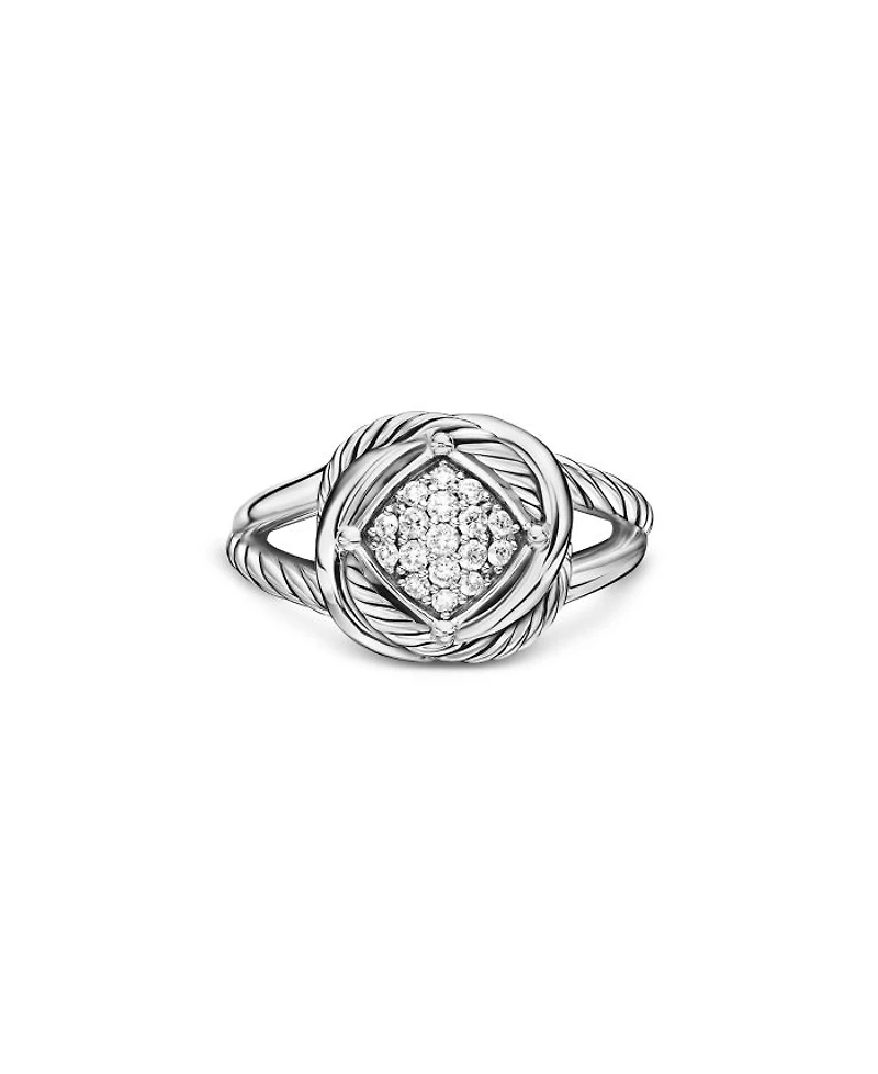 Infinity Ring with Diamonds
