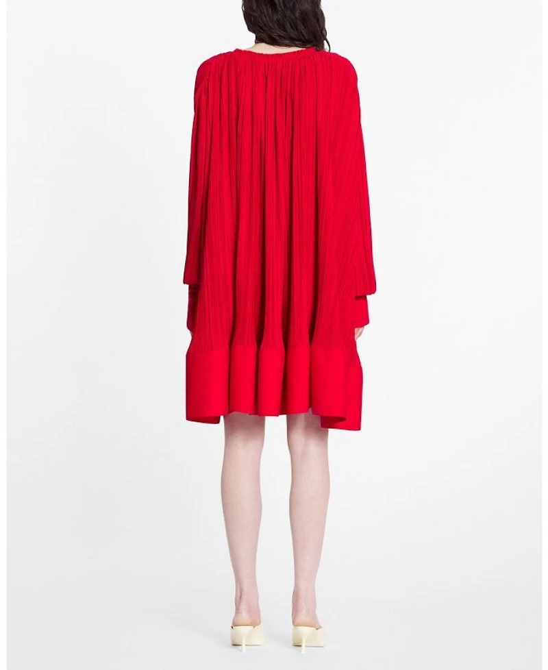 Flared Pleated Dress