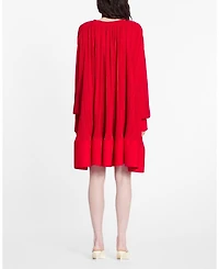 Flared Pleated Dress