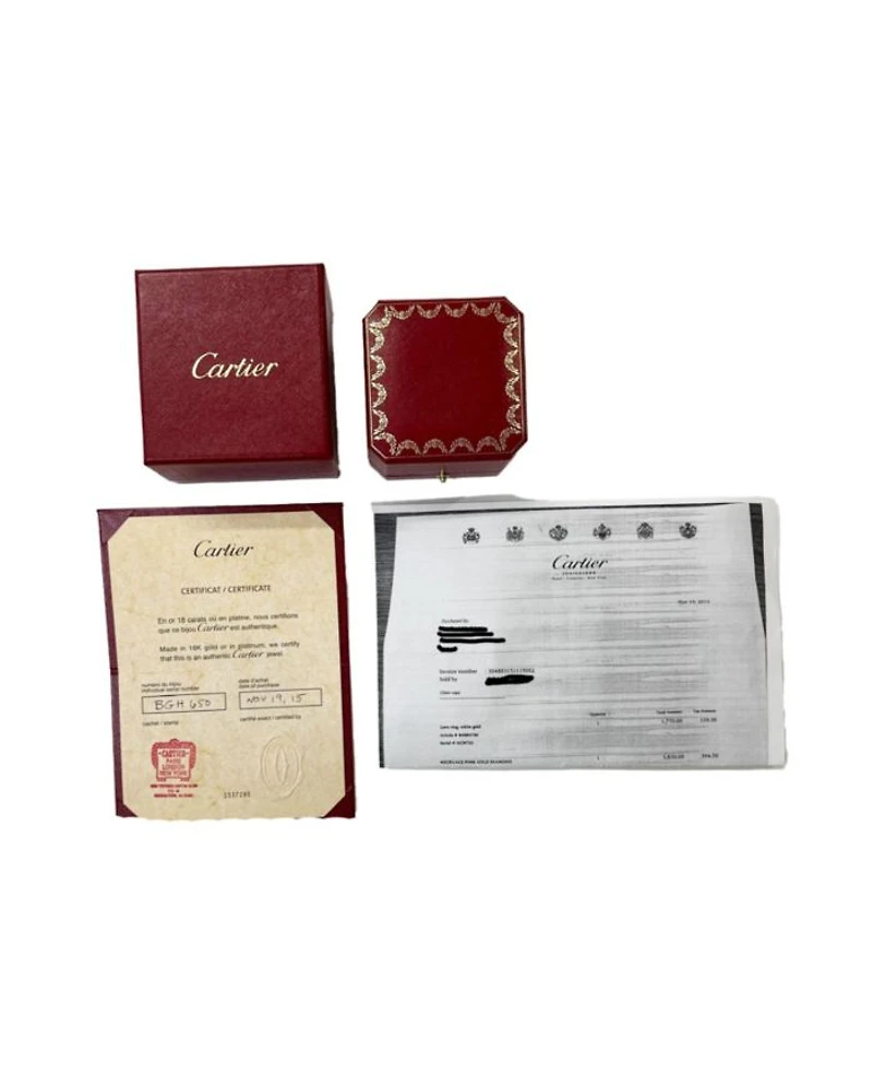 Caresse d'Orchidees 18K White Gold Fashion Ring