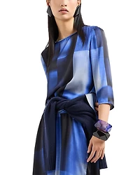 Ombré Checkered Top