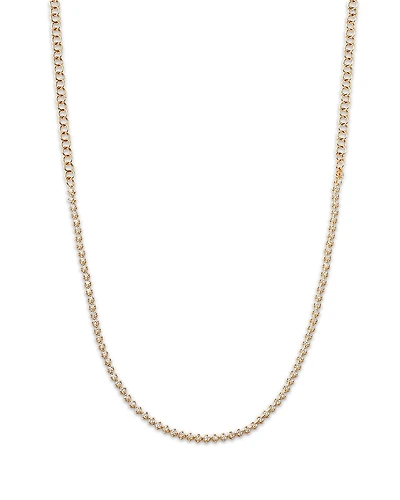 Lumeniri 14K Yellow Gold Lab Grown Diamond Tennis Necklace, 16