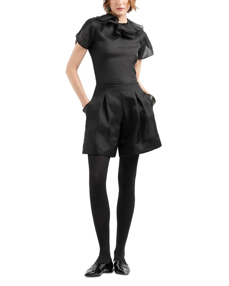 Silk Organza Shorts