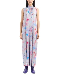 Watercolor Print Jumpsuit
