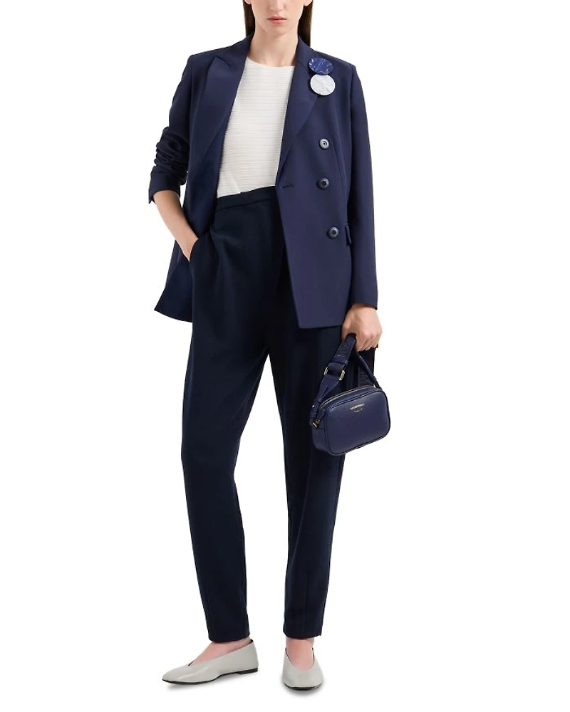 Texturized Jersey Trousers