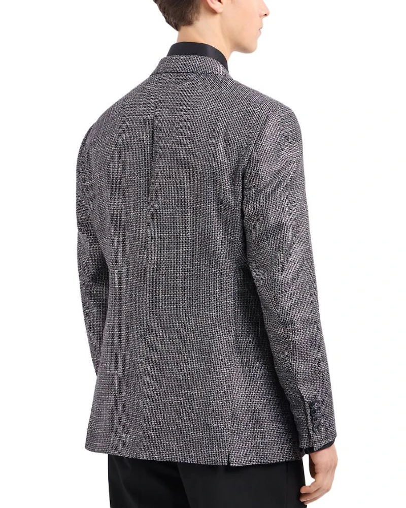 Mini Check Gline Single Breasted Blazer