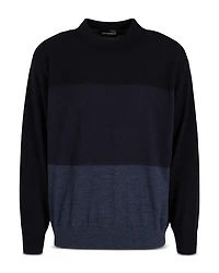 Color Block Crewneck Sweater