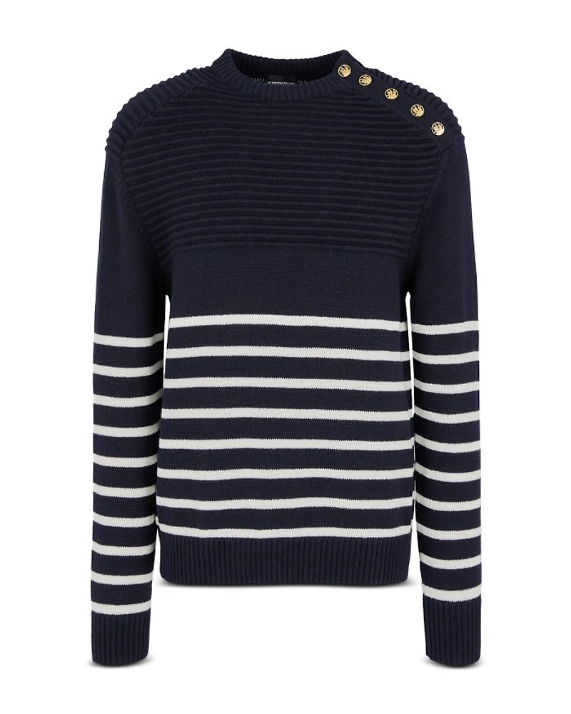 Striped Crewneck Sweater