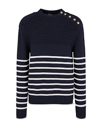 Striped Crewneck Sweater