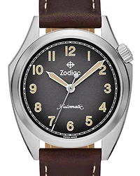 Field Olympos Automatic Leather Watch, 40mm