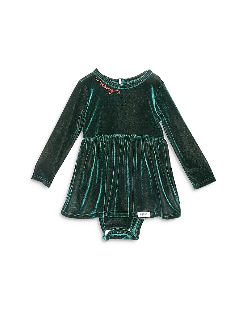 Worthy Threads Girls' Holiday Bubble Romper