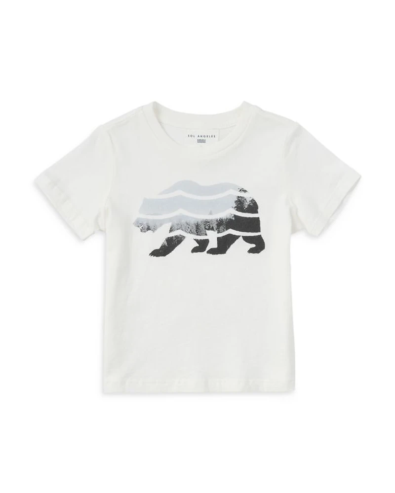 Unisex Marlow Cotton Cali Bear Graphic Tee - Little Kid, Big Kid