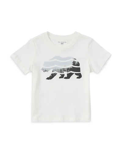Unisex Marlow Cotton Cali Bear Graphic Tee - Little Kid, Big Kid