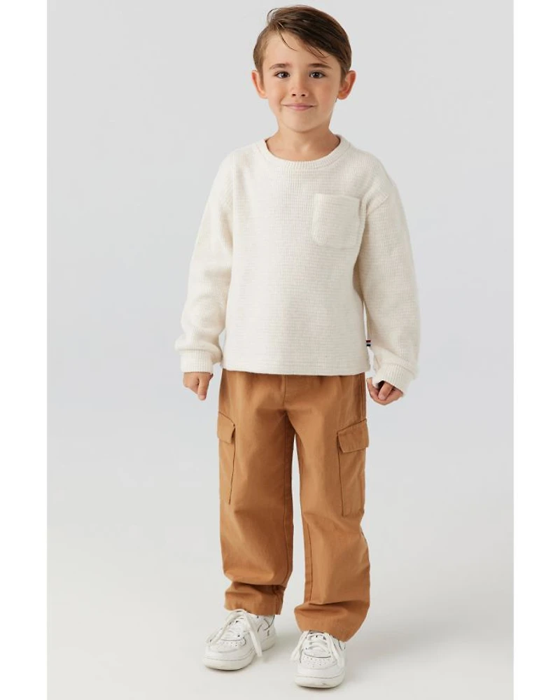 Boys' Newport Thermal Waffle Knit Pocket Tee - Little Kid, Big Kid