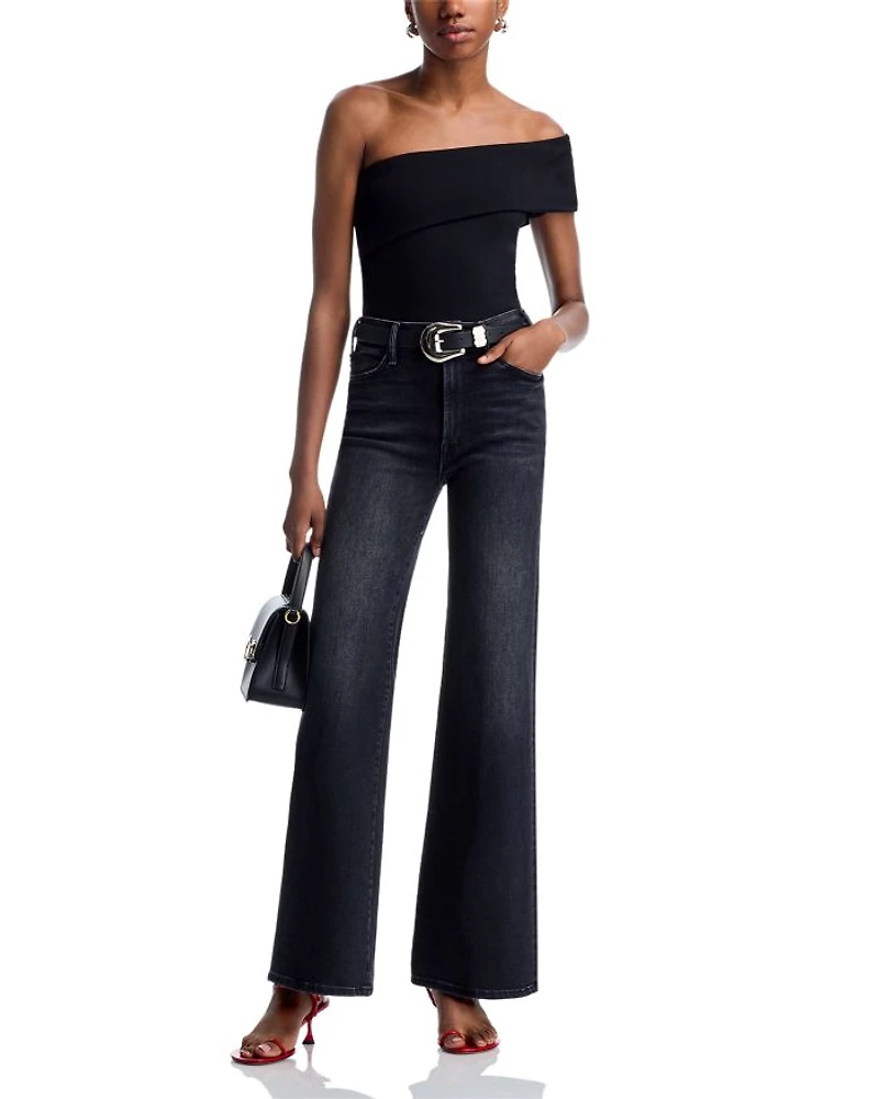 The Hustler Roller Sneak High Rise Jeans Not Today Satan