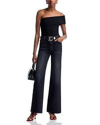 The Hustler Roller Sneak High Rise Jeans Not Today Satan