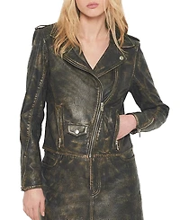 As by Df Bonnie Upcycled Leather Jacket