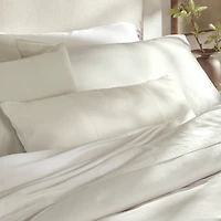 Boll & Branch Linen Velvet Paneled Decorative Pillow with Insert