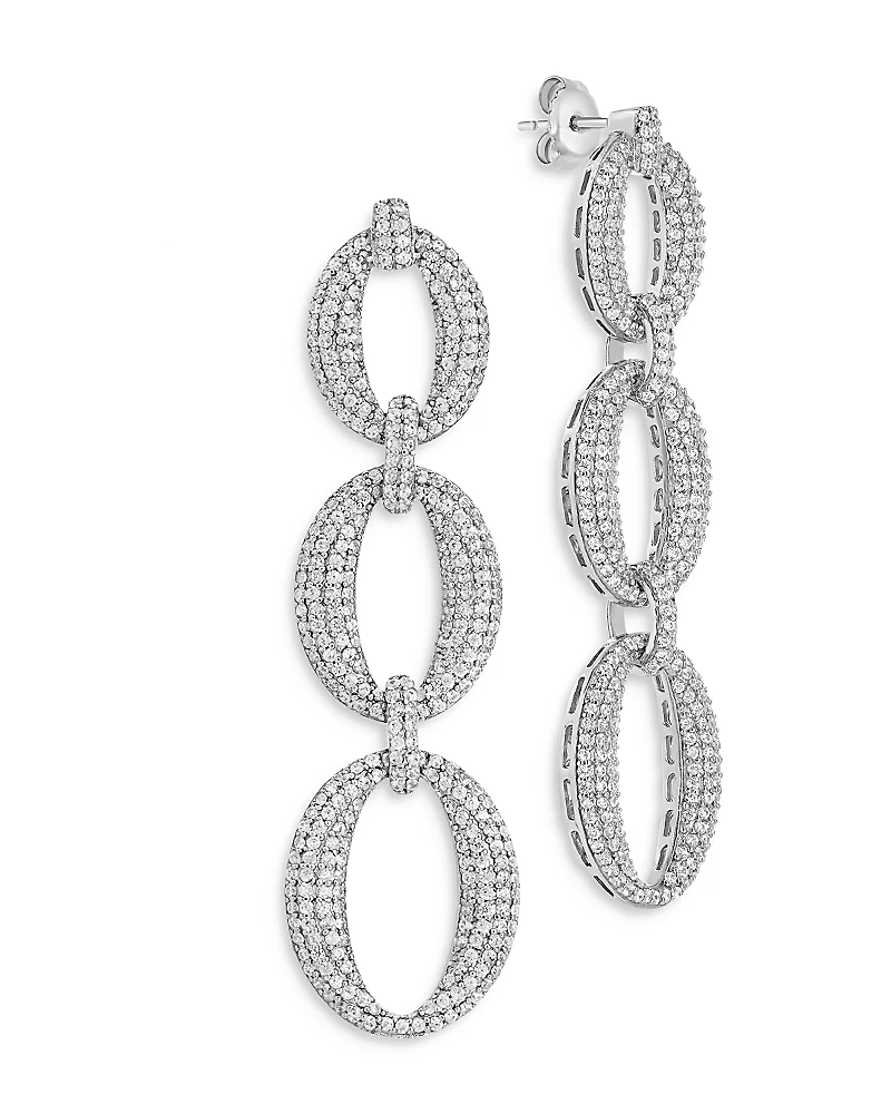 Sterling Forever Whitney Drop Earrings