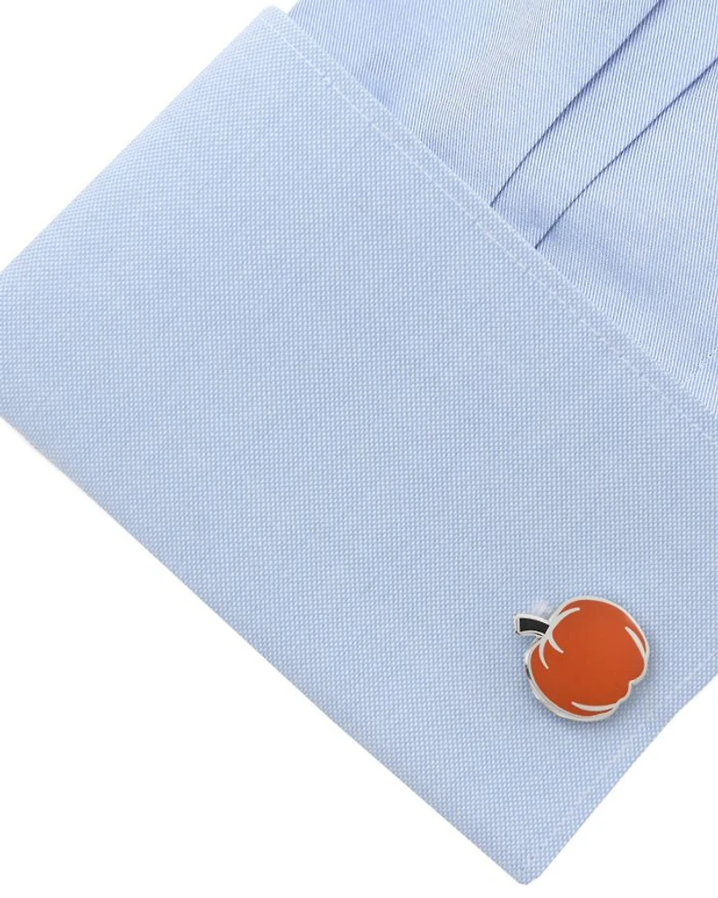 Pumpkin Enamel Cufflinks