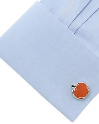 Pumpkin Enamel Cufflinks