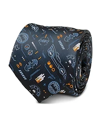 Batman Batmobile Silk Tie
