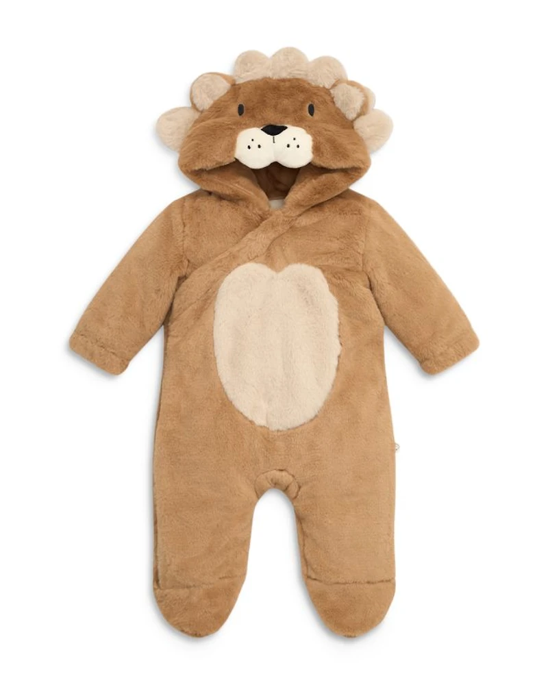 Unisex Faux Fur Lion Coverall - Baby