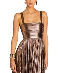 Iris Metallic Dress