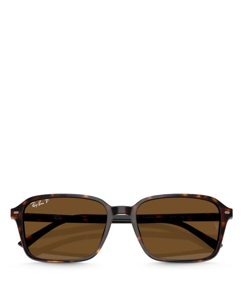 Raimond Square Sunglasses, 58mm