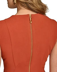 Jewel Neck Sleeveless Dress