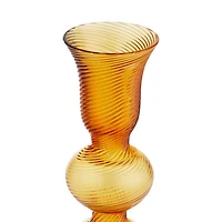Amber Bubble Candlestick
