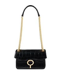 Small Embossed Leather Crossbody Bag