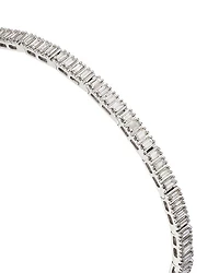 Diamond Baguette Tennis Bracelet in 14K White Gold, 1.5 tcw