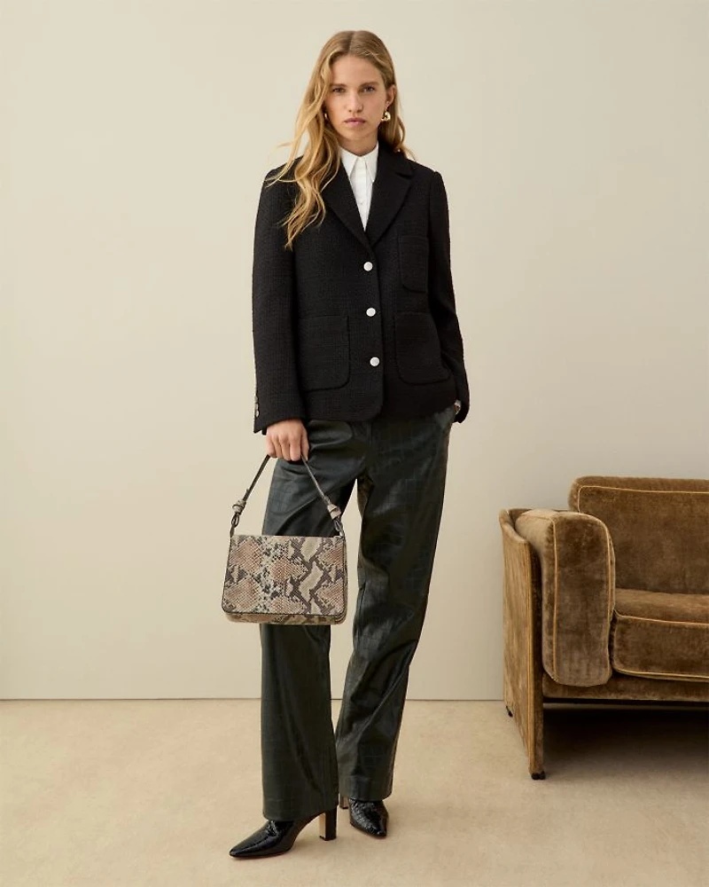 Textured Blazer