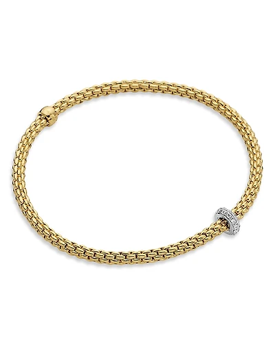 Fope 18K Gold Prima Diamond Bracelet