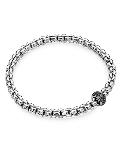 Fope 18K White Gold Eka Diamond Flex'it Bracelet