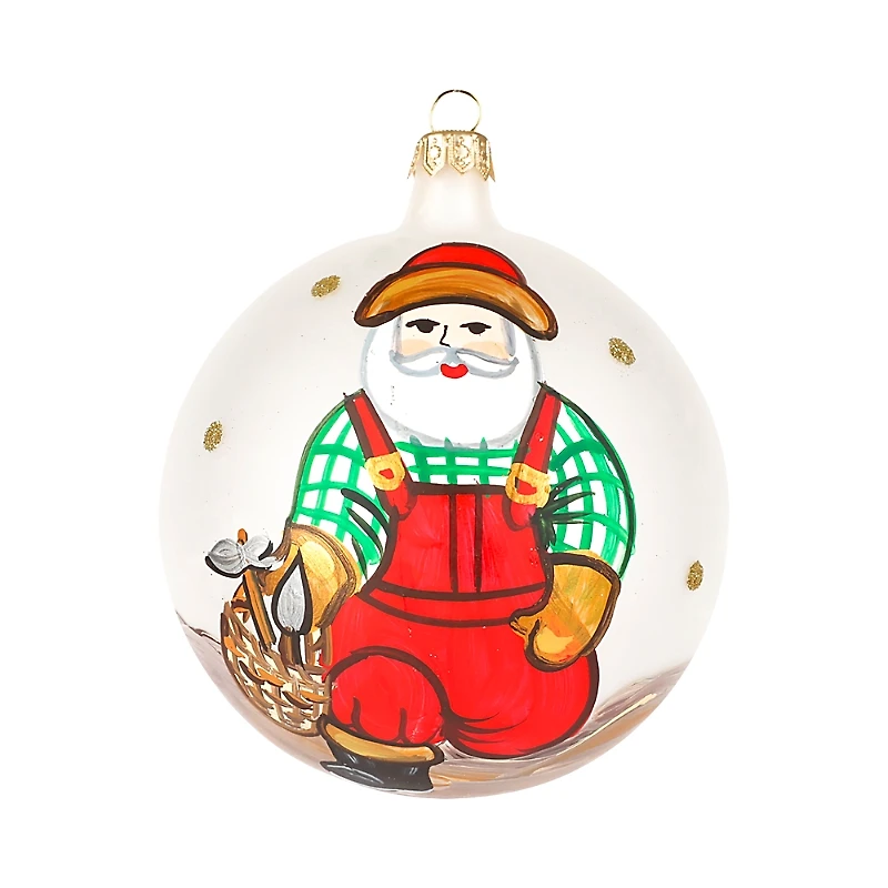 Vietri Old St. Nick Gardener Ornament