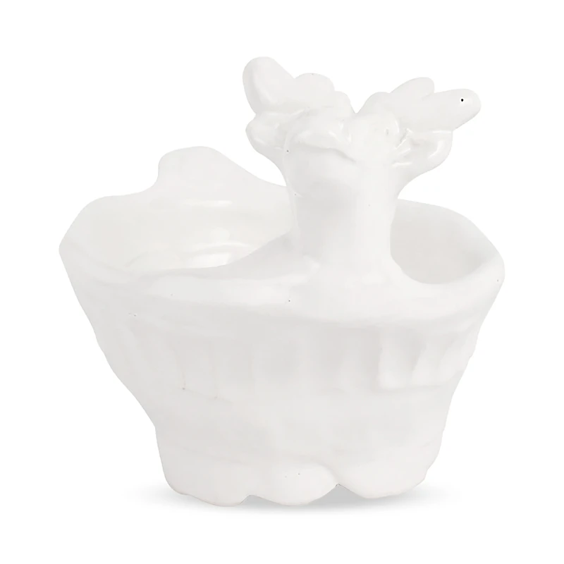 Vietri Pietra Natale Figural Deer Condiment Bowl