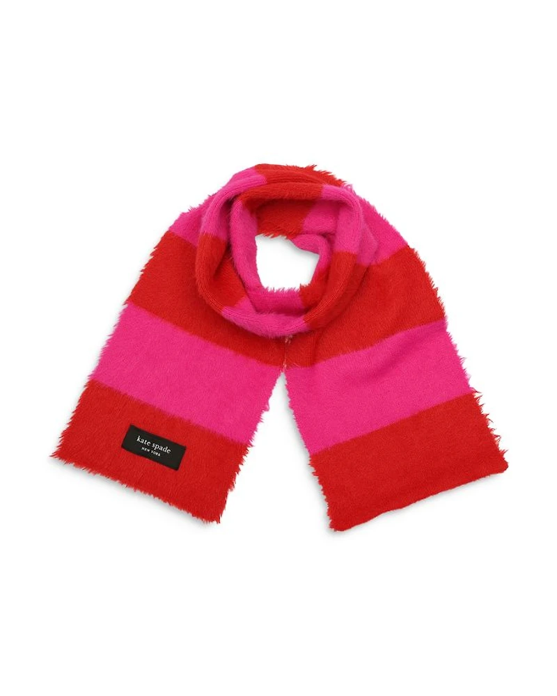Awning Stripe Fuzzy Scarf