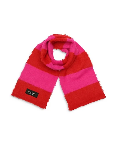 Awning Stripe Fuzzy Scarf