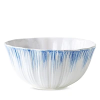 Vietri Bari Blue and White Serving Bowl
