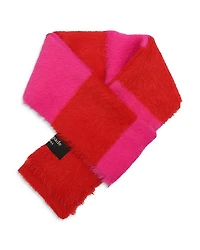 Awning Stripe Fuzzy Scarf