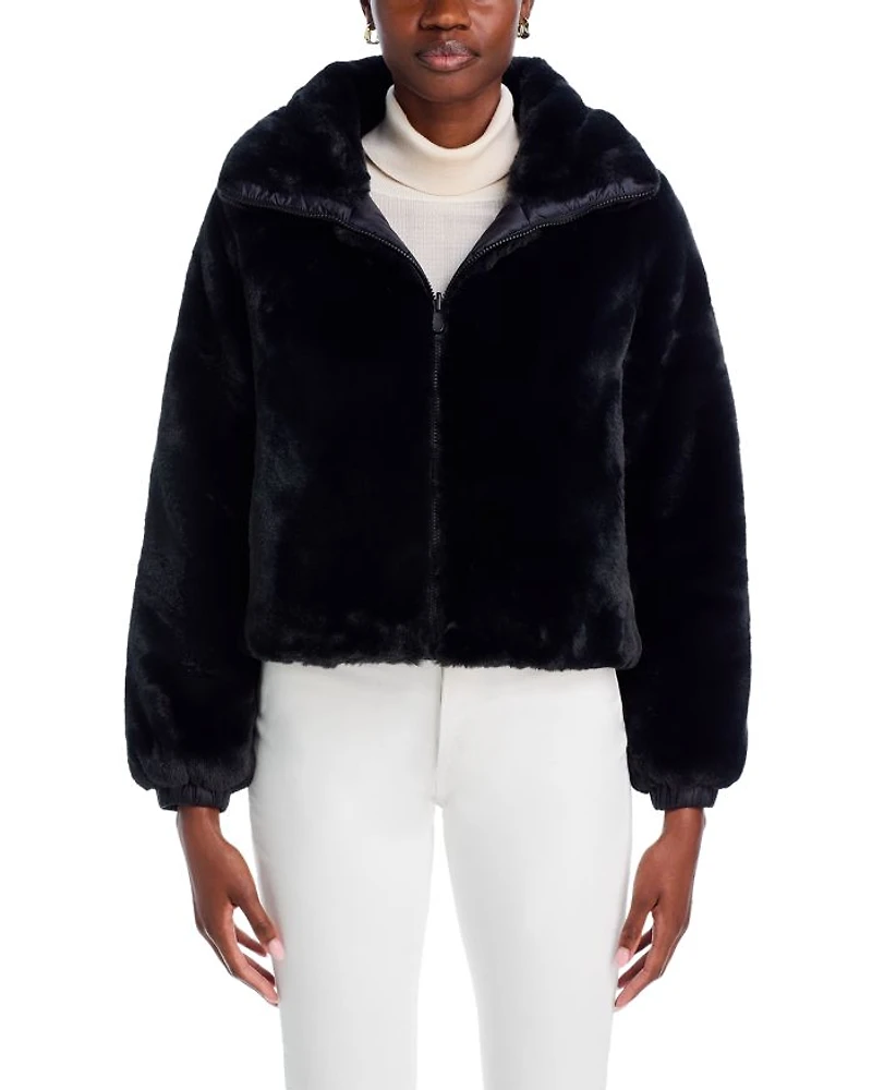 Jeon Reversible Faux Fur Jacket
