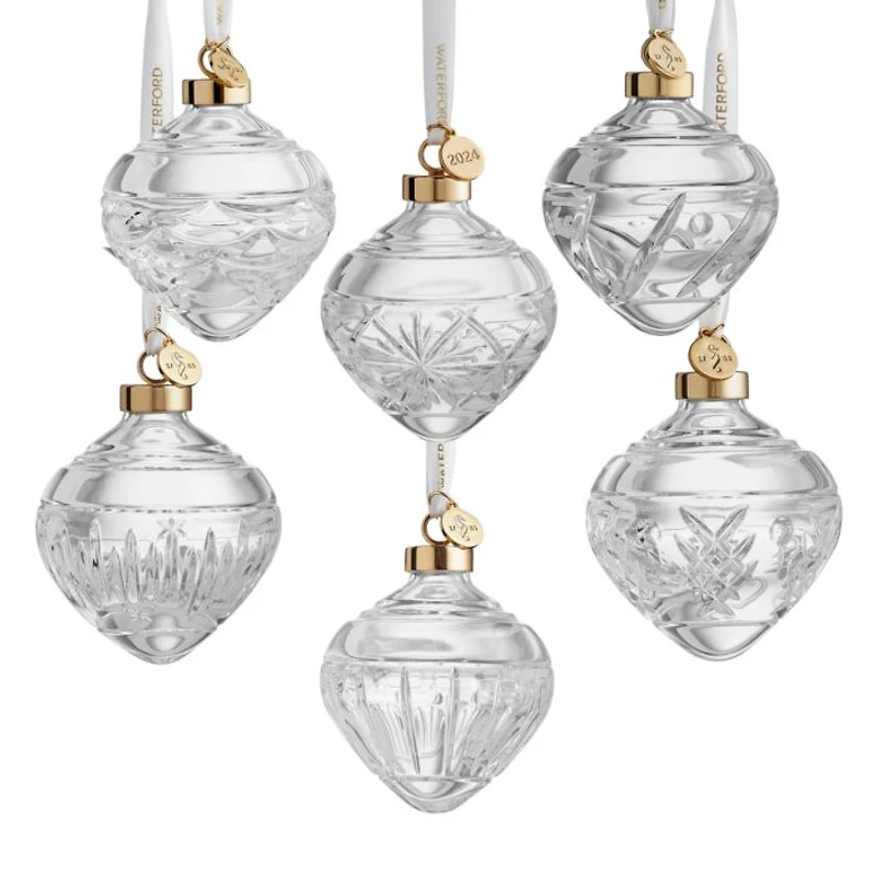 Winter Wonders Baubles Holly, Set of 6