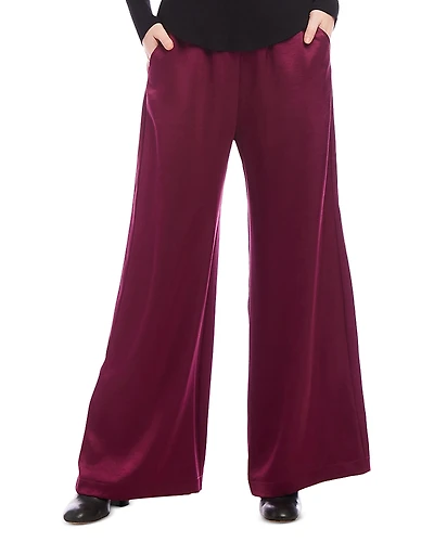 Karen Kane Wide Leg Satin Pants