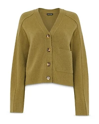 Pocket Button Front Cardigan