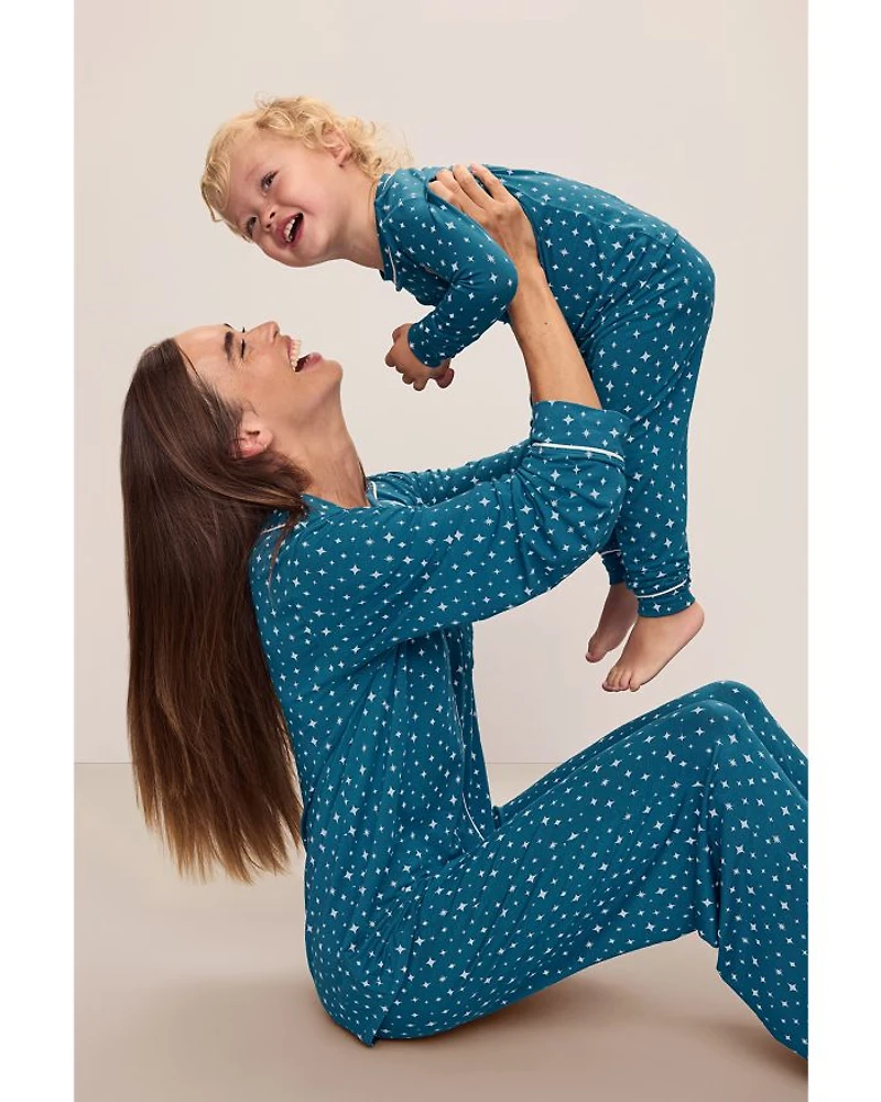 Unisex Printed Long Sleeve PJ Set - Little Kid, Big Kid