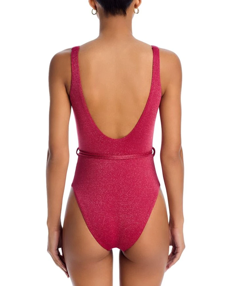 Plunge One Piece Swimsuit - Exclusive