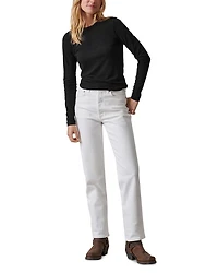 Cloud Jersey Long Sleeve Slim Crewneck Tee