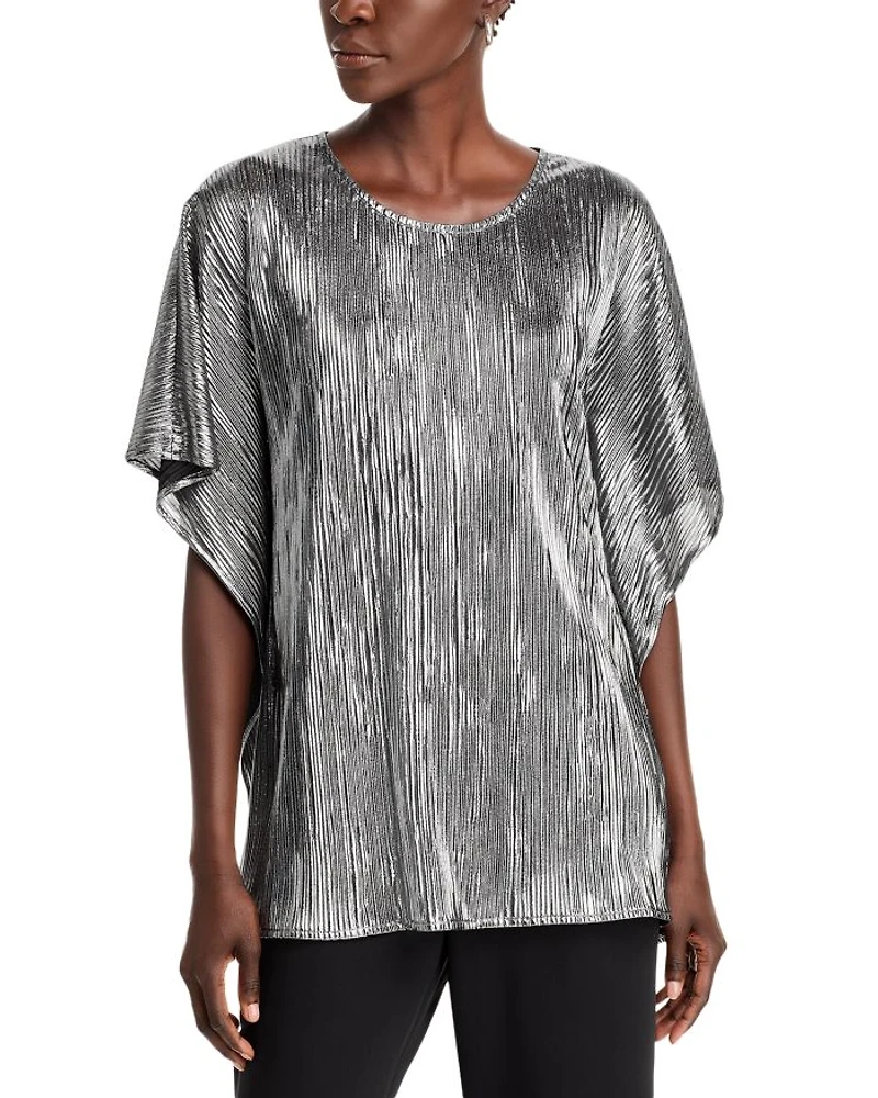 Plissé Caftan Top